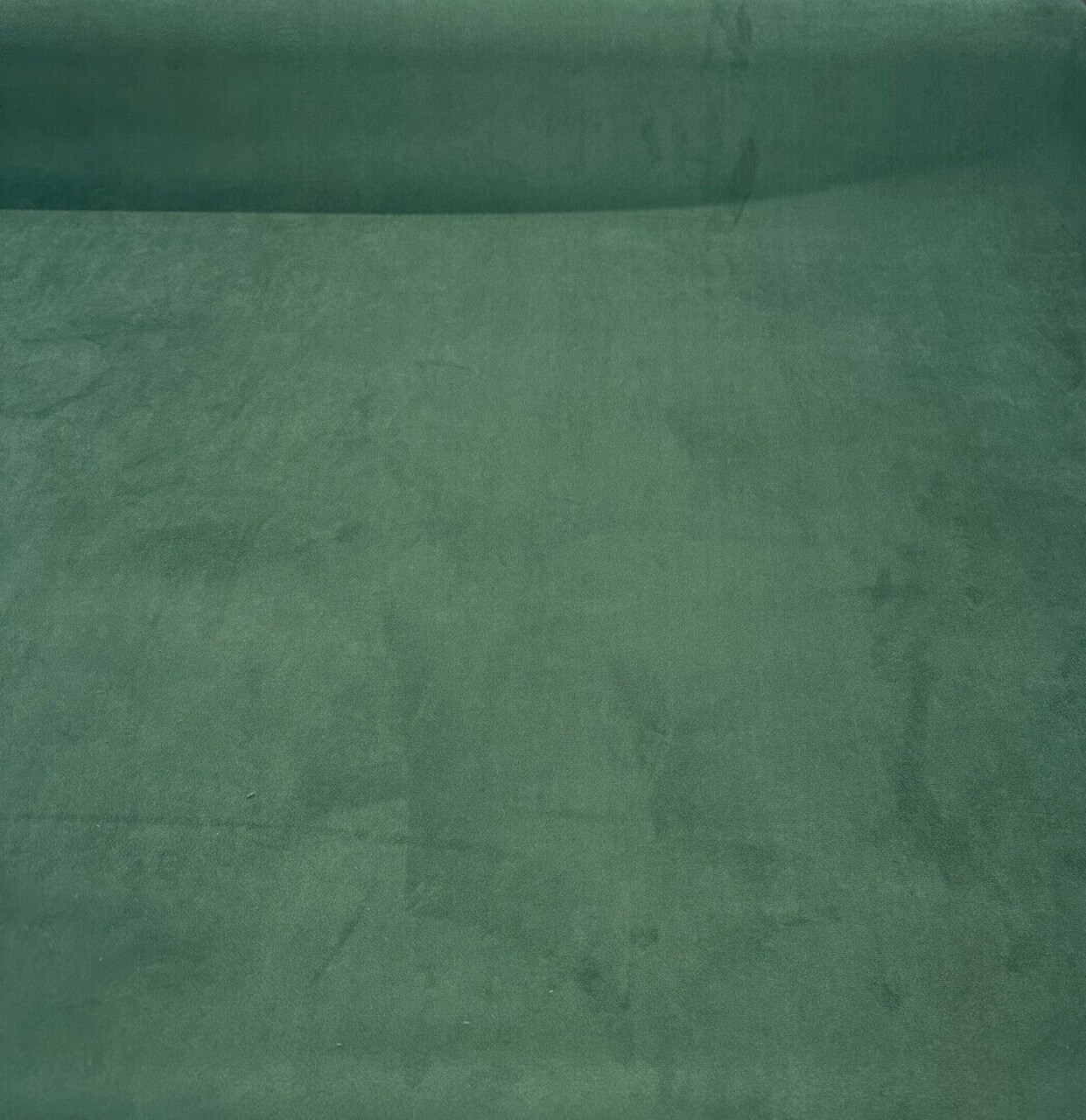 1 Yard Upholstery Velvet Fabric Supreme Emerald Green Soft Durable 100% Microfiber 54 Inch Width